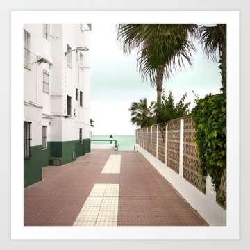road to the beach by popart images