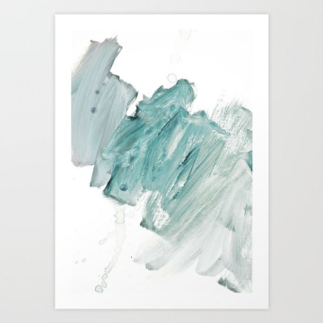 brushstrokes 11 aquamarine by patternization